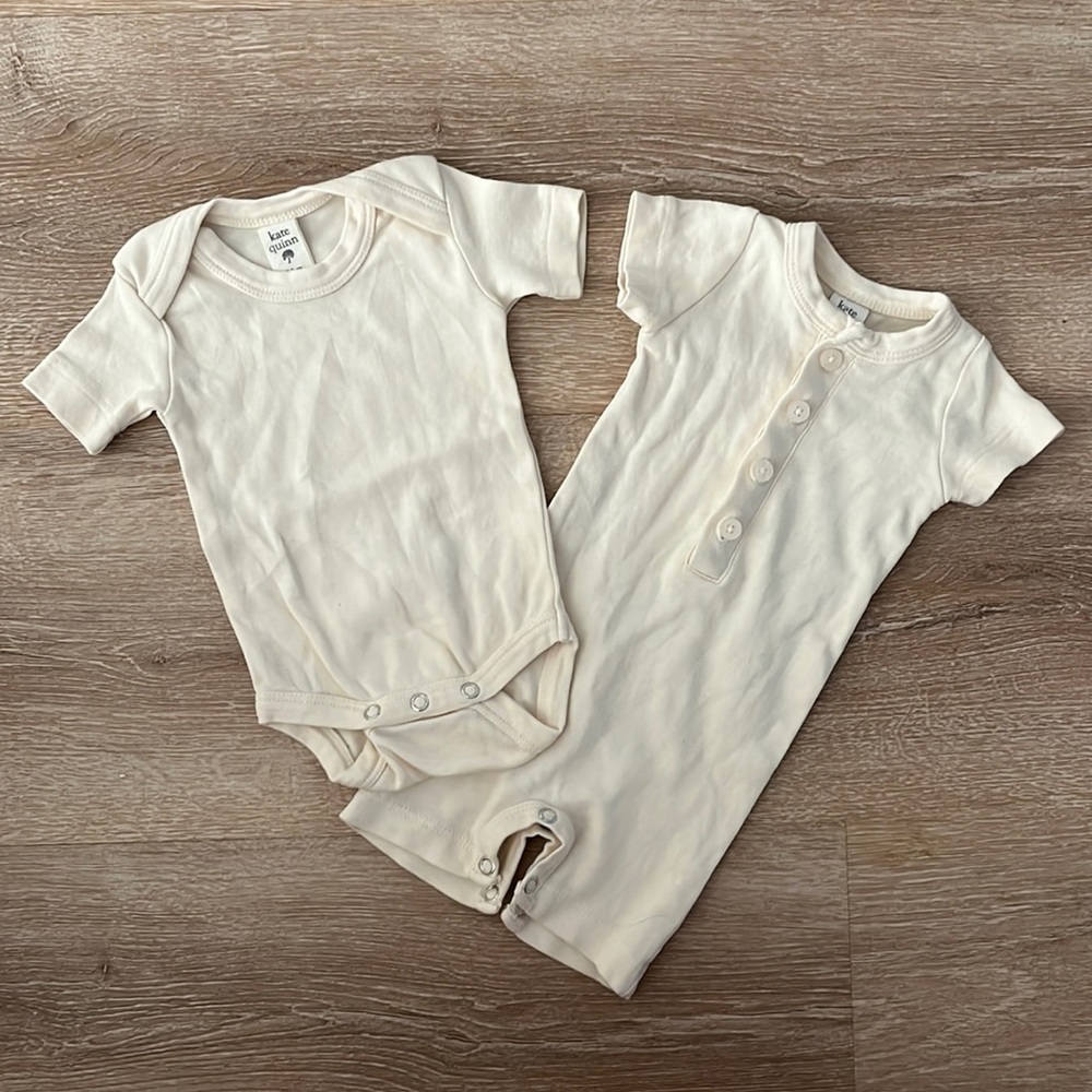 Kate Quinn Cream One Piece and Onesie Bundle 0-3 months